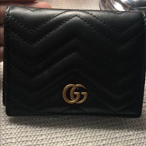 Authentic Gucci Marmont Quilted leather Wallet